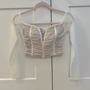 Women's Crop Top Blouse CITYLUX Top
